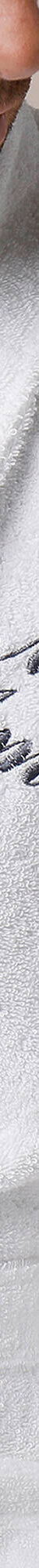 Peignoir mixte adulte éponge bouclette col châle personnalisable (blanc) Peignoir mixte adulte éponge bouclette col châle personnalisable (blanc)